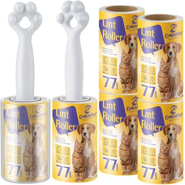 Plastik-klebrige Rolle Cat Paw Shaped Lint Remover Rollers für Kleidung bedeckt Auto-Sitze
